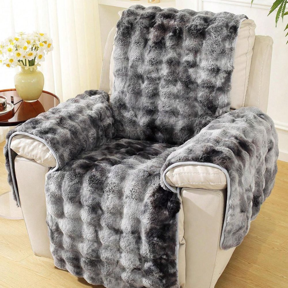 Velvet Plush Non-Slip Recliner Sofa Cover