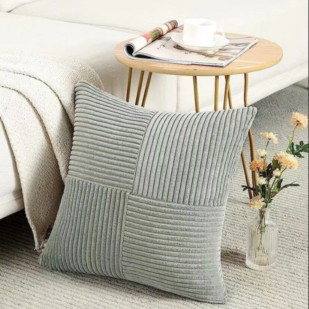 Rustic Soft Corduroy Cushion Cover