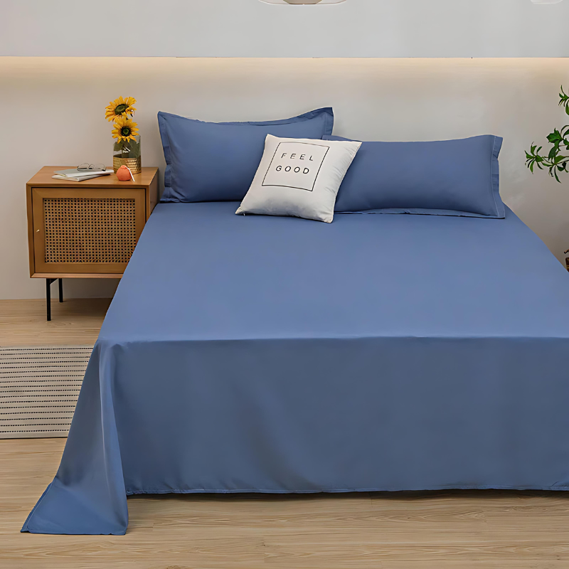 Premium Linen Fitted Bed Sheet - Breathable and Durable