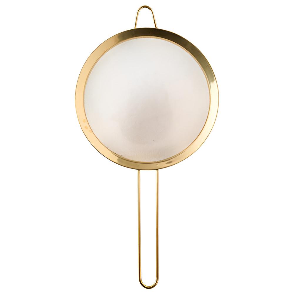 Gold Plated Stainless Steel Fine Mesh Strainer