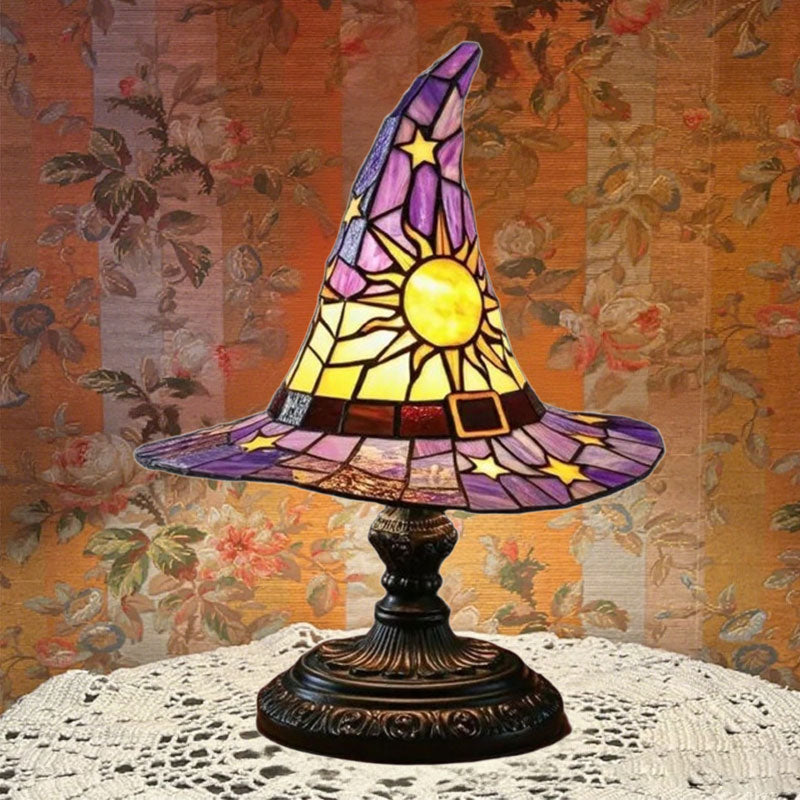 Witch Hat LED Night Light with Warm Glow