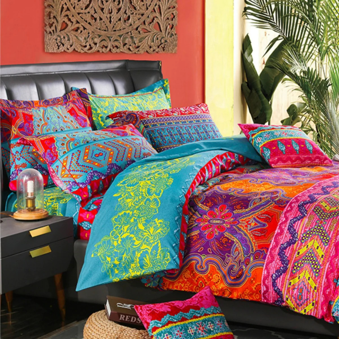 Luxury Abstract Duvet Cover Set with Pillowcases