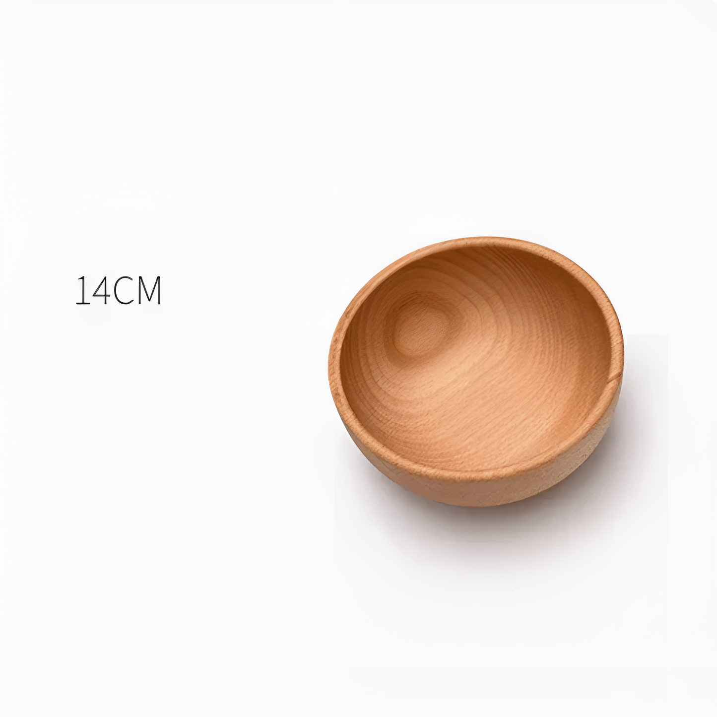 Durable Beech Wood Salad Serving Bowl