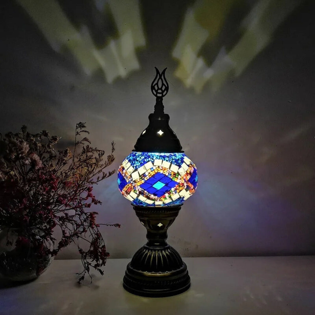 Colorful Handcrafted Mosaic Table Lamp