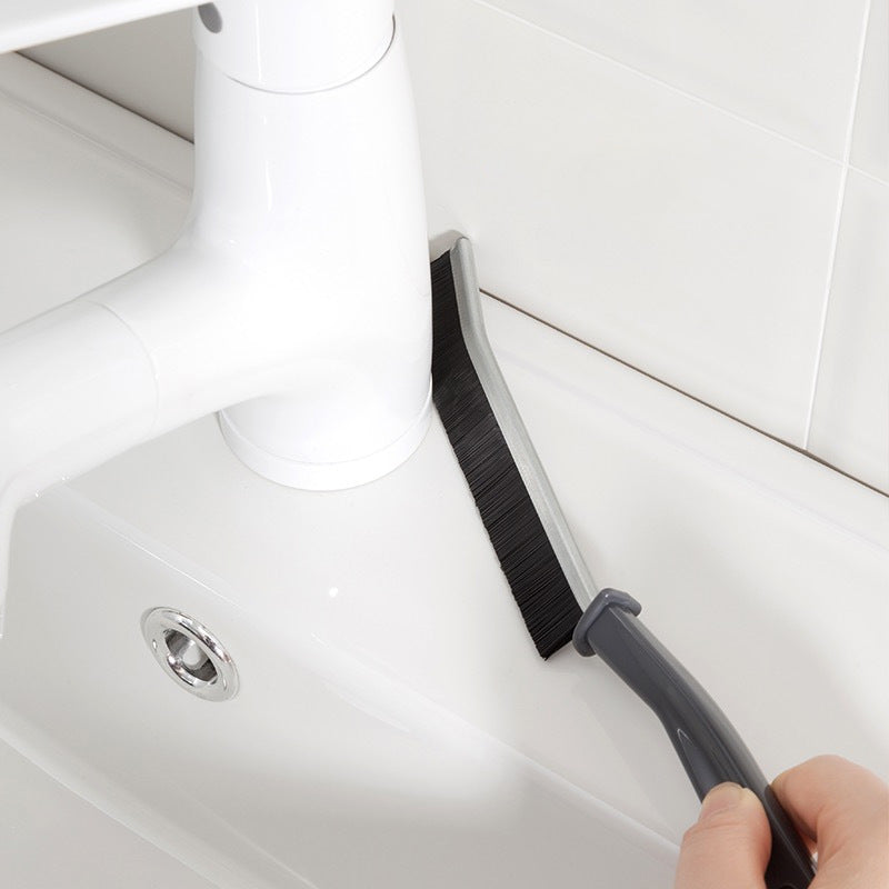Crevice Cleaning Brush with Ergonomic Handle and Sturdy Bristles