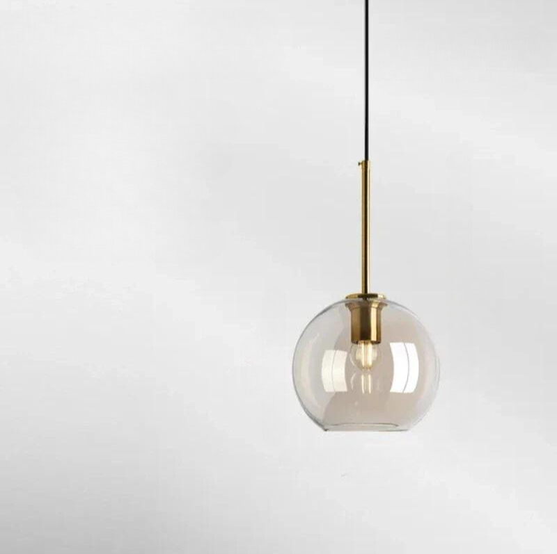 Scandinavian Pendant Light with Warm Illumination
