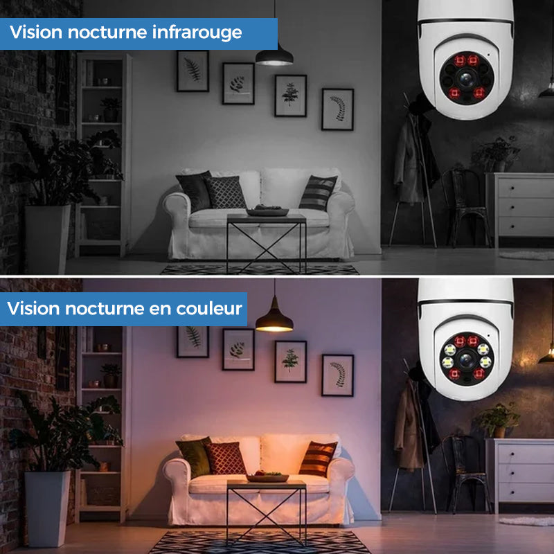 Wireless Wi-Fi Security Camera with Motion Detection and Night Vision