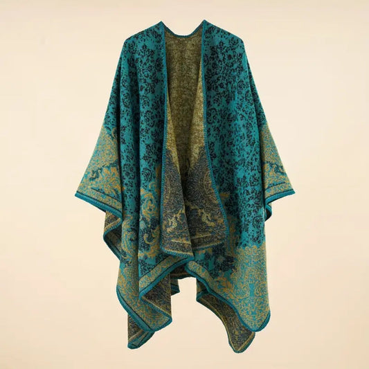 Baroque Jacquard Warm Blanket Shawl