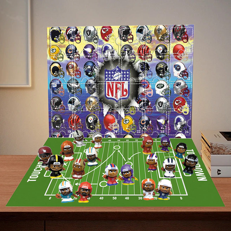 Football-Themed Advent Calendar with 24 Collectible Surprises