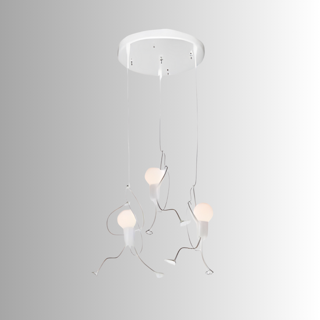 Adjustable Retro Pendant Lamp in Black or White