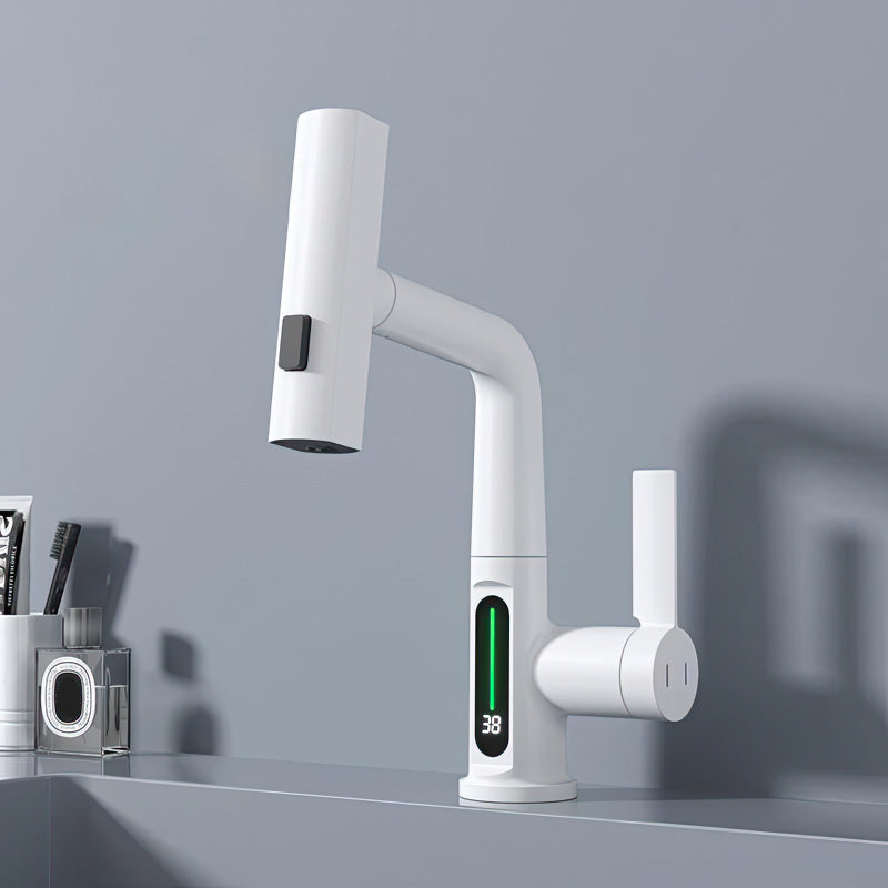 Smart Faucet with LED Temperature Display and 360° Swivel