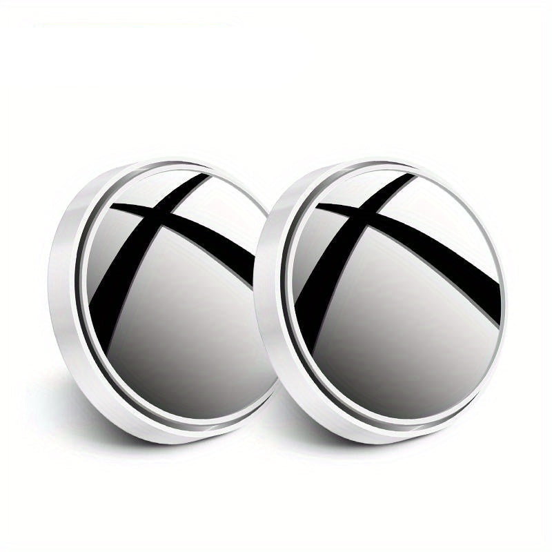 Wide-Angle Blind Spot Mirrors with 360° Adjustable Design