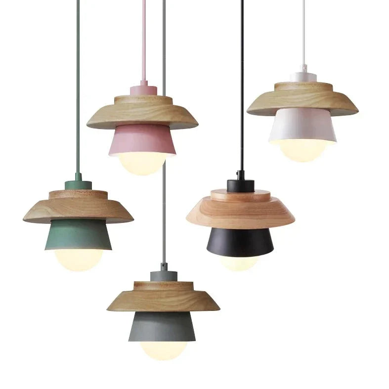 Nordic Wood Pendant Lights - Handcrafted Scandinavian Design
