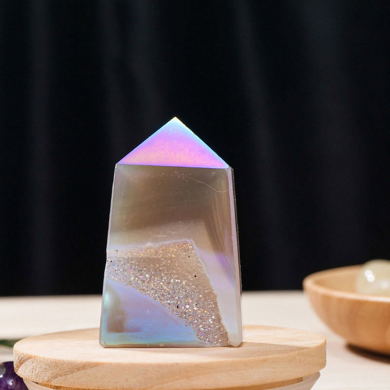 Angel Aura Quartz Crystal Rods for Energy Cleansing and Spiritual Connection