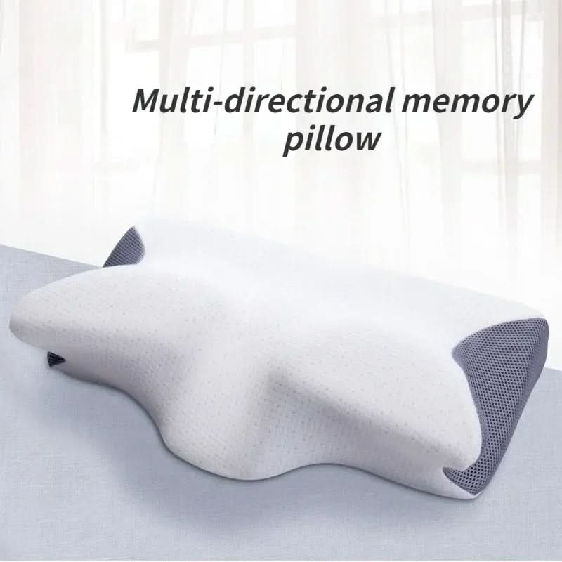 Ergonomic Anti-Snoring Pillow with Memory Foam Support
