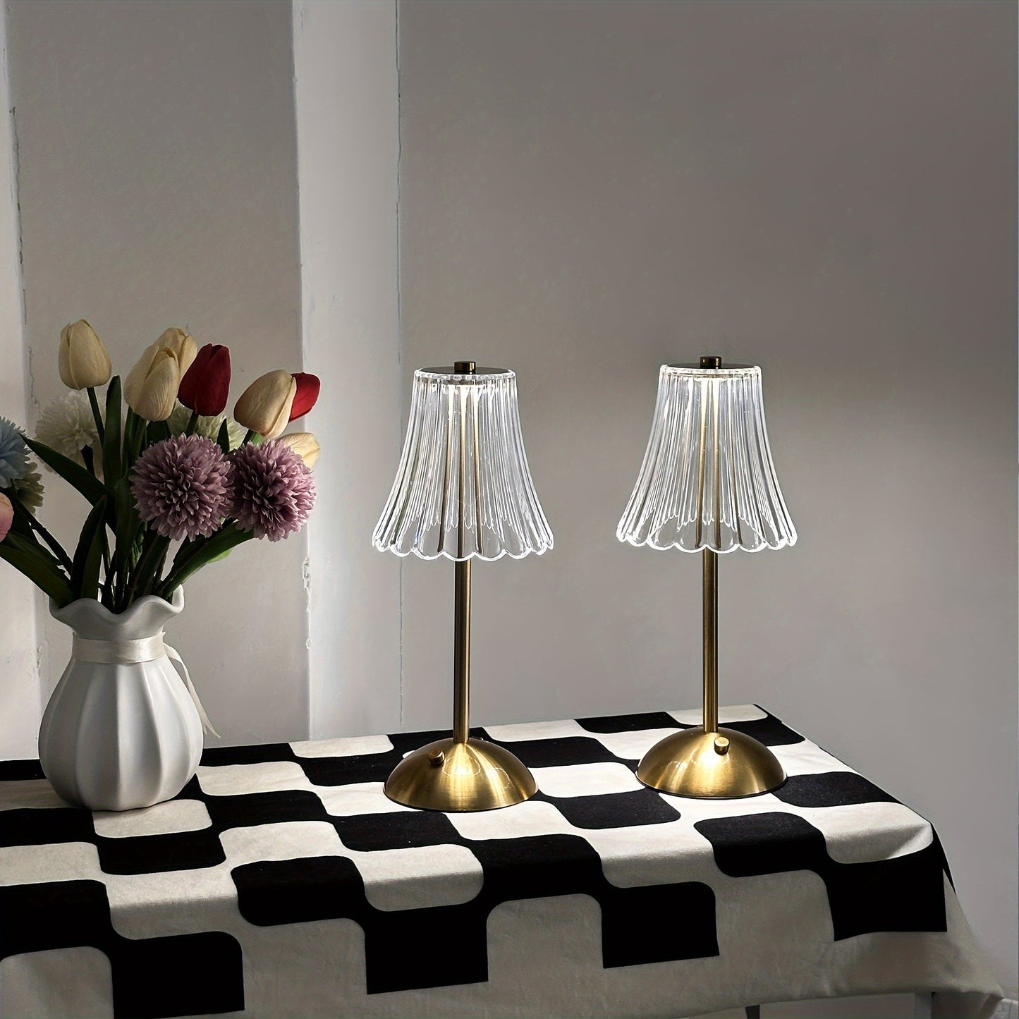 Dimmable Touch Sensor LED Table Lamp with USB Rechargeable Battery