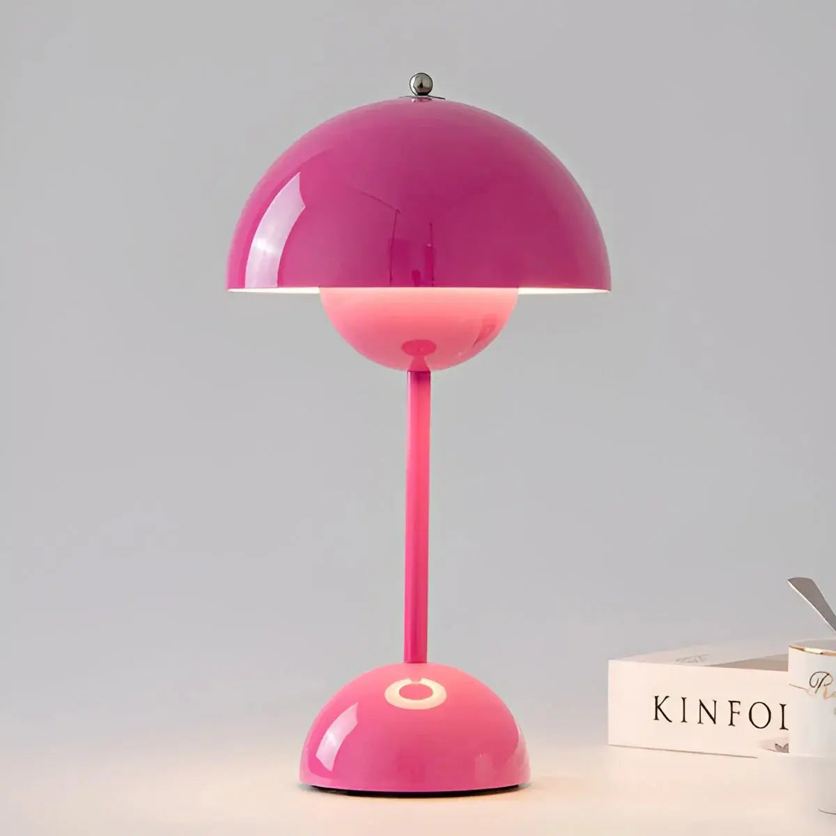 Scandinavian Stainless Steel Table Lamp with Adjustable Brightness