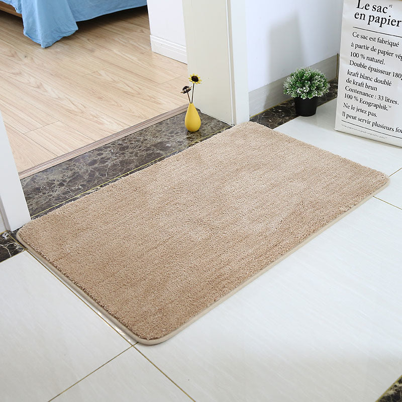 Solid Color Tufted Non-Slip Bath Mat