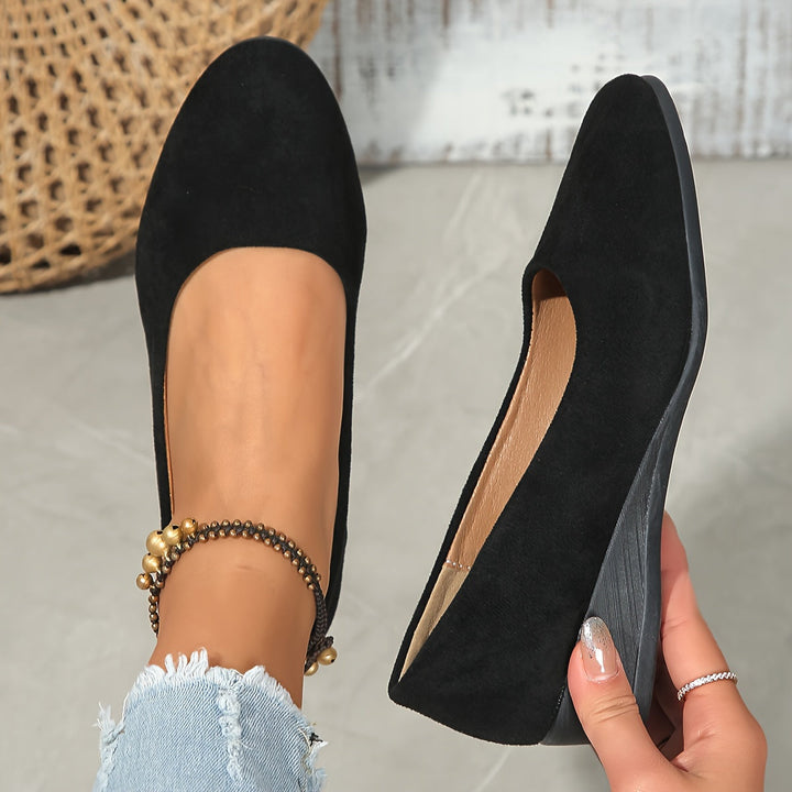 Éliane | Comfortable Wedge Heel Flats