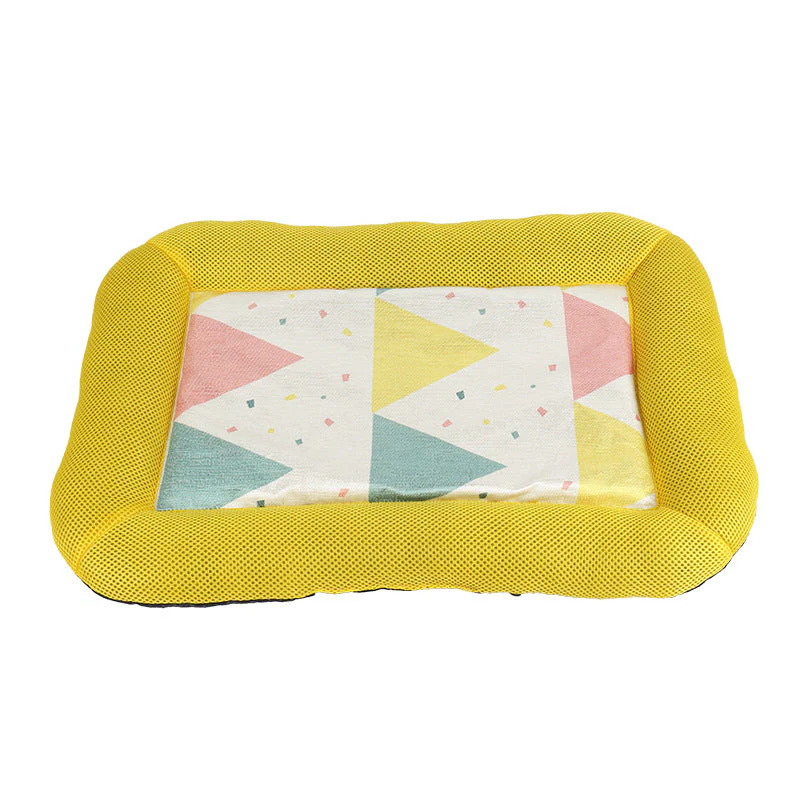 Silky Cooling Mat for Pets - Portable Gel-Infused Comfort