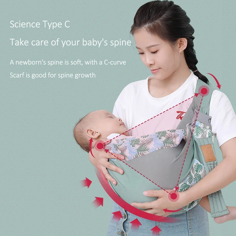 Infant Sling Carrier for Optimal Spine Support