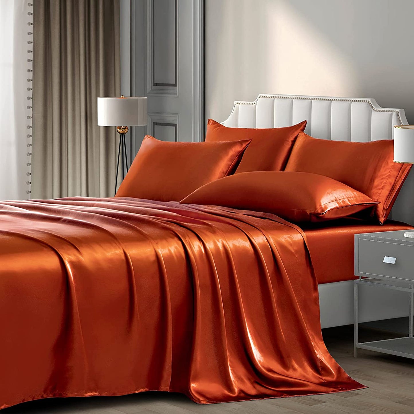 Pure Mulberry Silk Bedding Set - 25 Momme Luxury 4 Piece