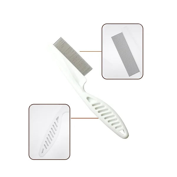 Stainless Steel Flea and Tear Stain Comb for Pets
