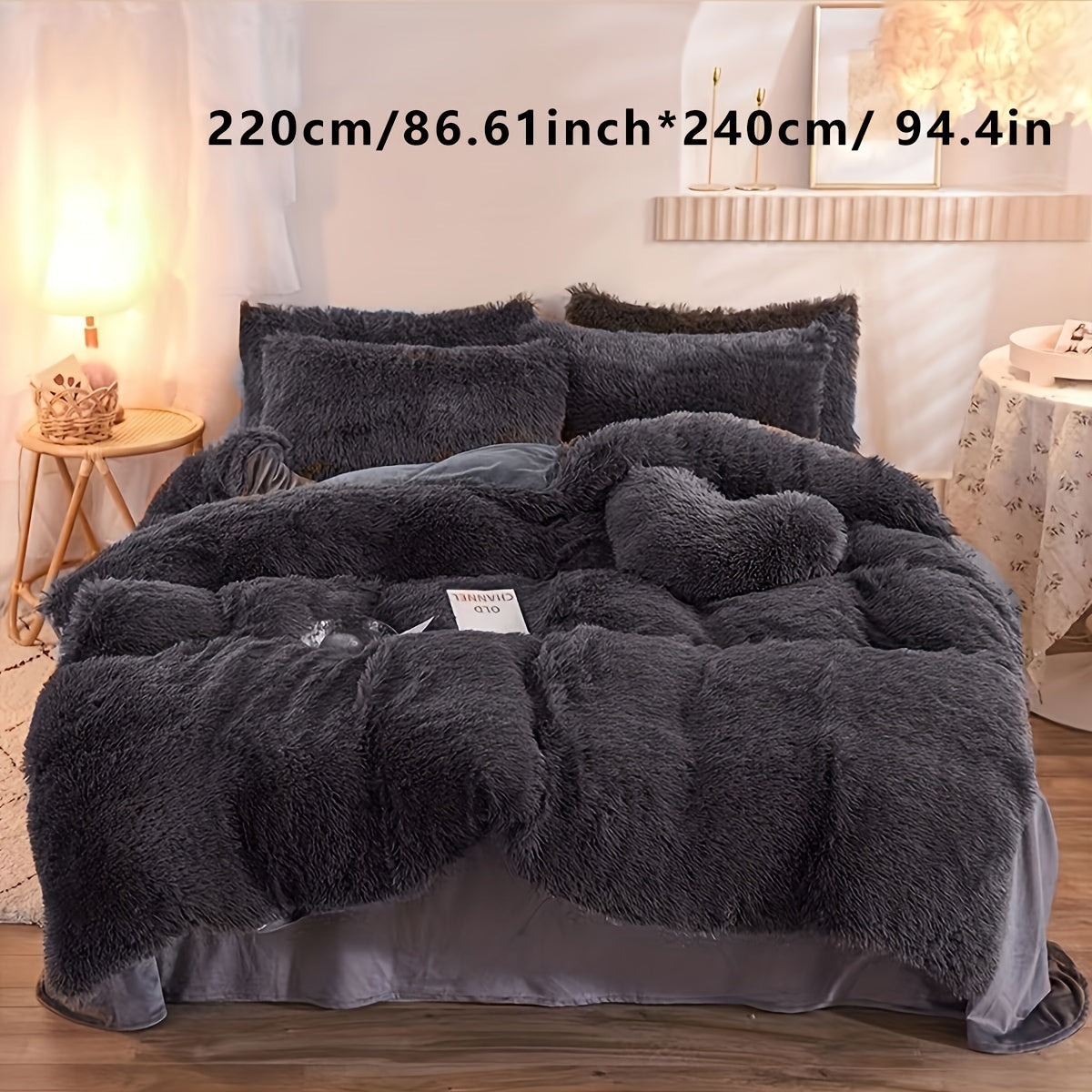 Luxurious Velvet Duvet Cover Set with Pillowcases