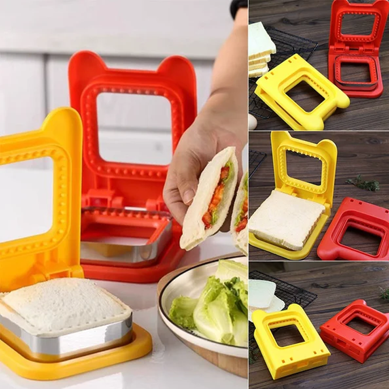 Stainless Steel Sandwich Cutter and Sealer for Kids