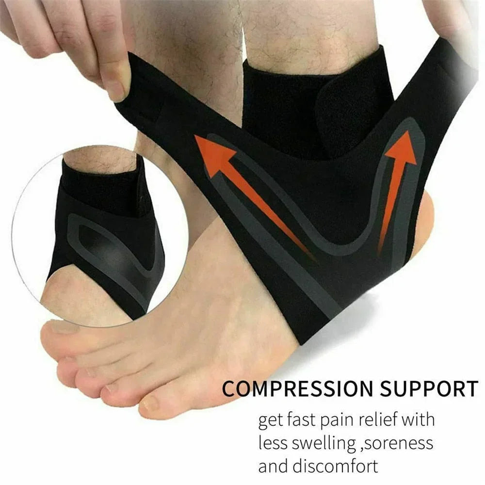 Adjustable Ankle Compression Sleeve for Pain Relief