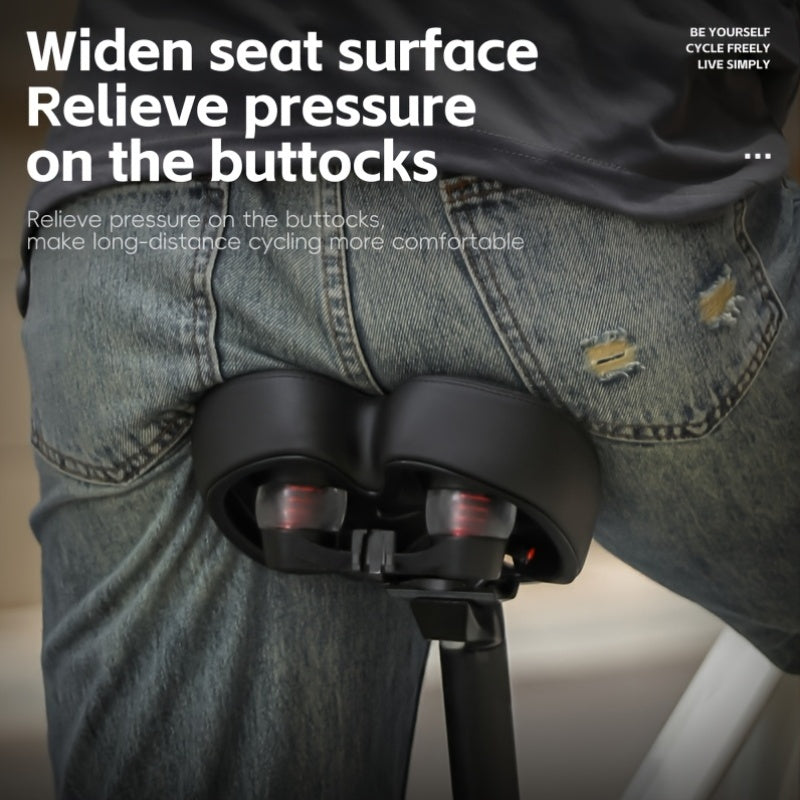 Inflatable Bicycle Seat with Air Cushion for Enhanced Comfort