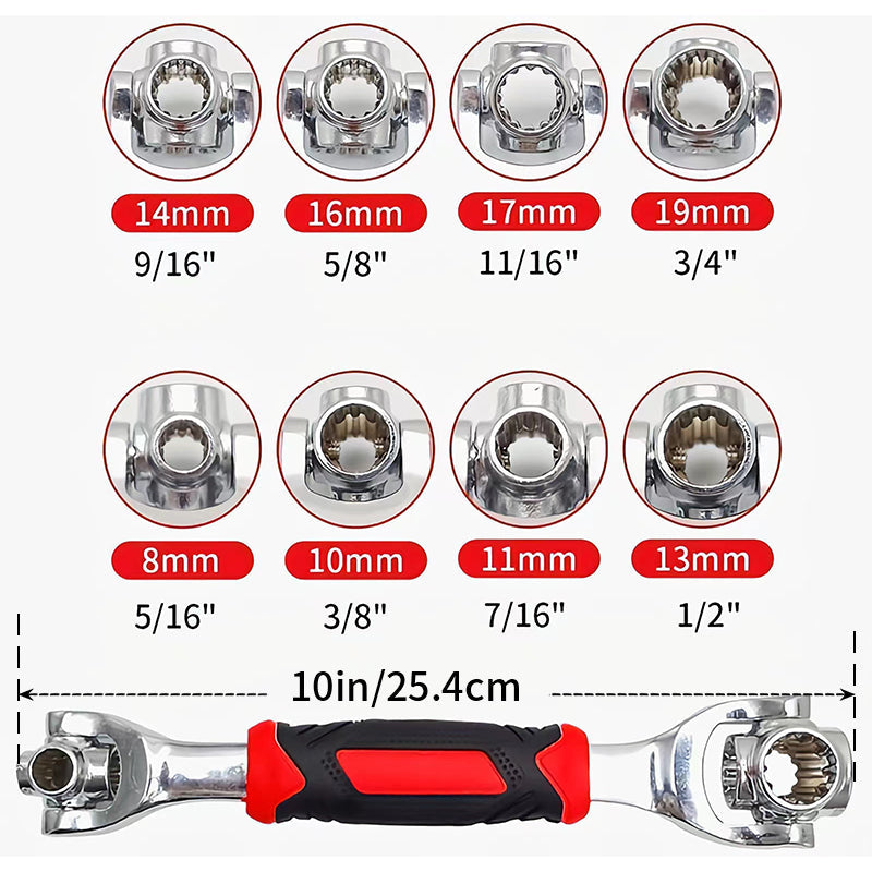 52-in-1 Universal Rotating Socket Wrench