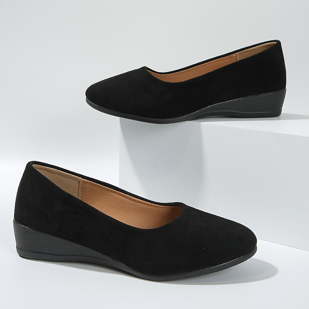 Éliane | Comfortable Wedge Heel Flats