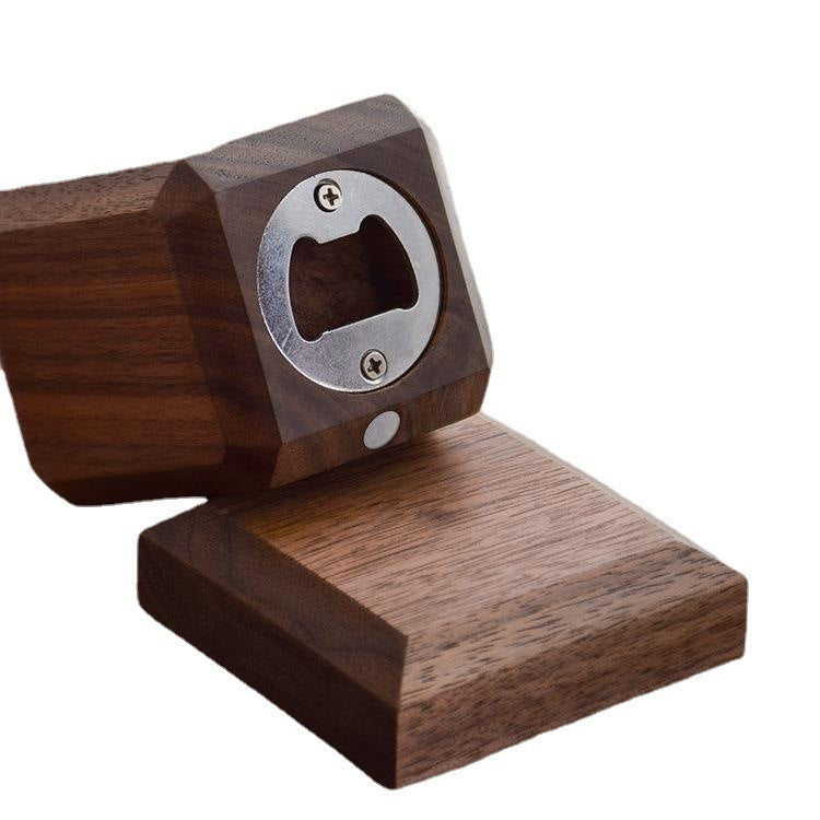 Rustic Beech Wood Thor Hammer Beer Bottle Opener