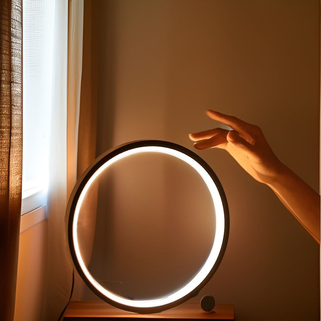 Dimmable LED Round Touch Table Lamp