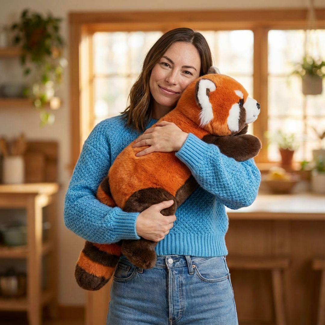 Long Plush Animal Cuddle Toy for Comfort and Relaxation