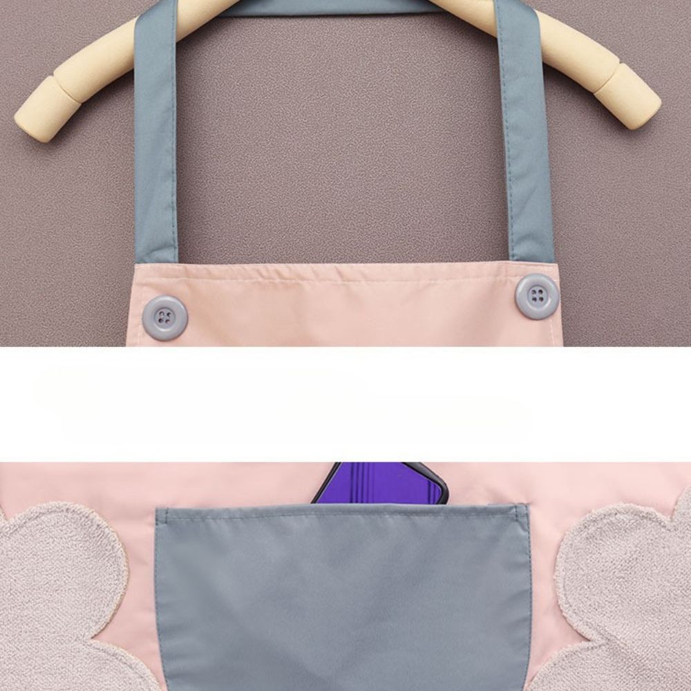 Hello Spring Waterproof Floral Kitchen Apron