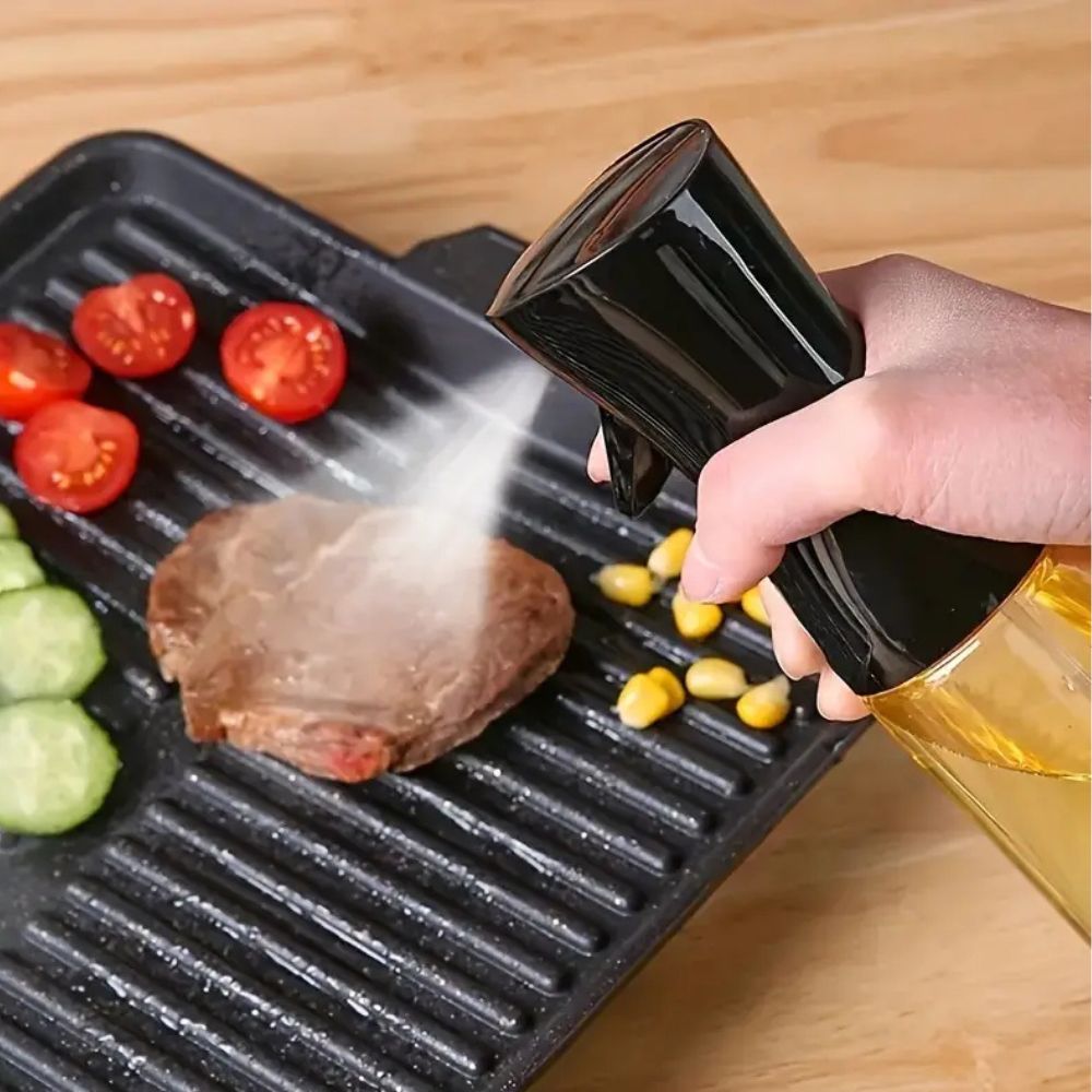 Glass Oil Spray Bottle with Fine Mist Nozzle