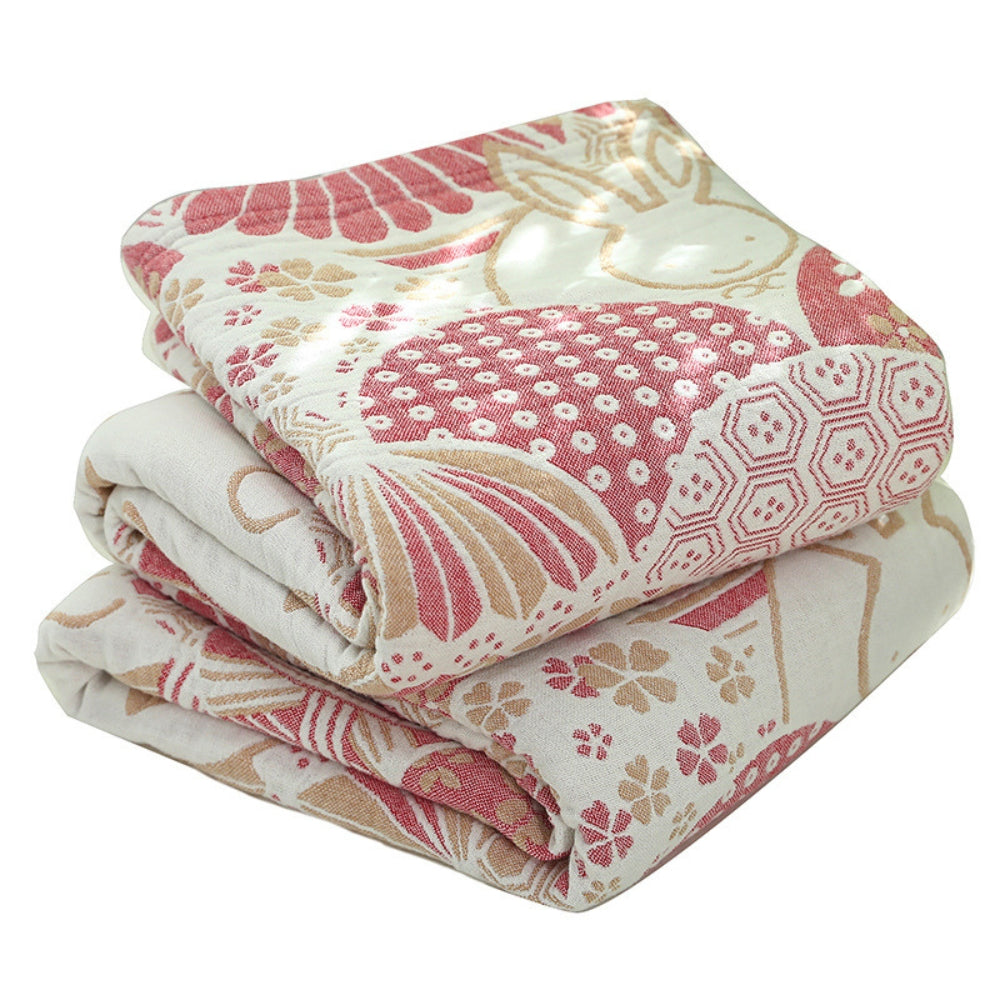 Four-Layer Breathable Cotton Blanket