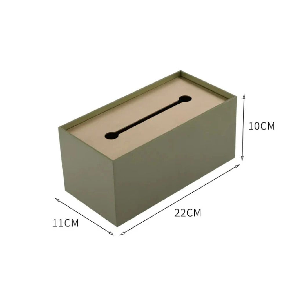 Sleek Iron Tissue Holder Box