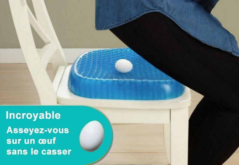 Gel Seat Cushion for Back Pain Relief and Improved Posture