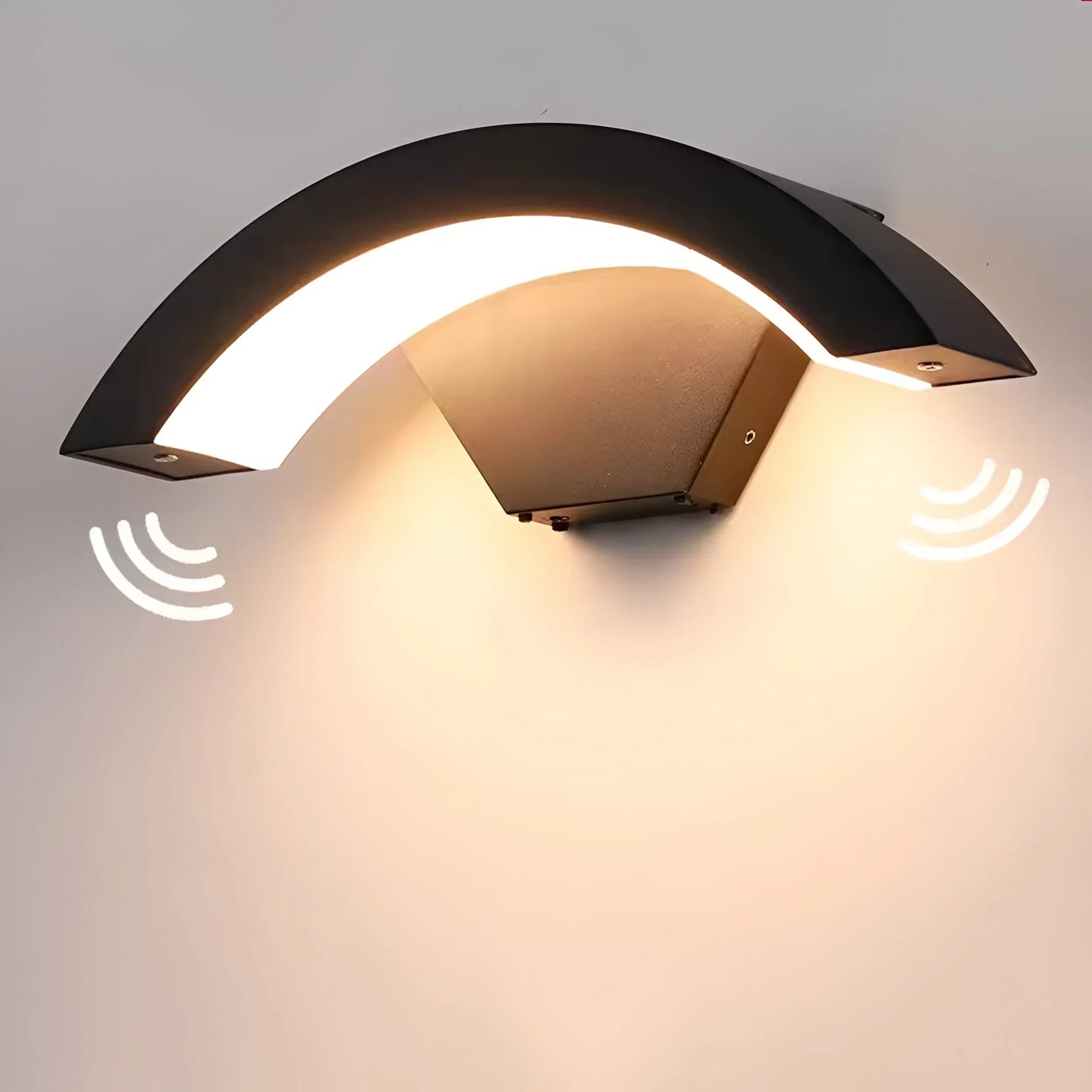 Motion Sensor Outdoor Wall Light - Weatherproof Metal Design