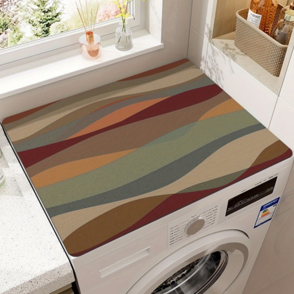 Microfiber Appliance Mat with Anti-Slip Backing