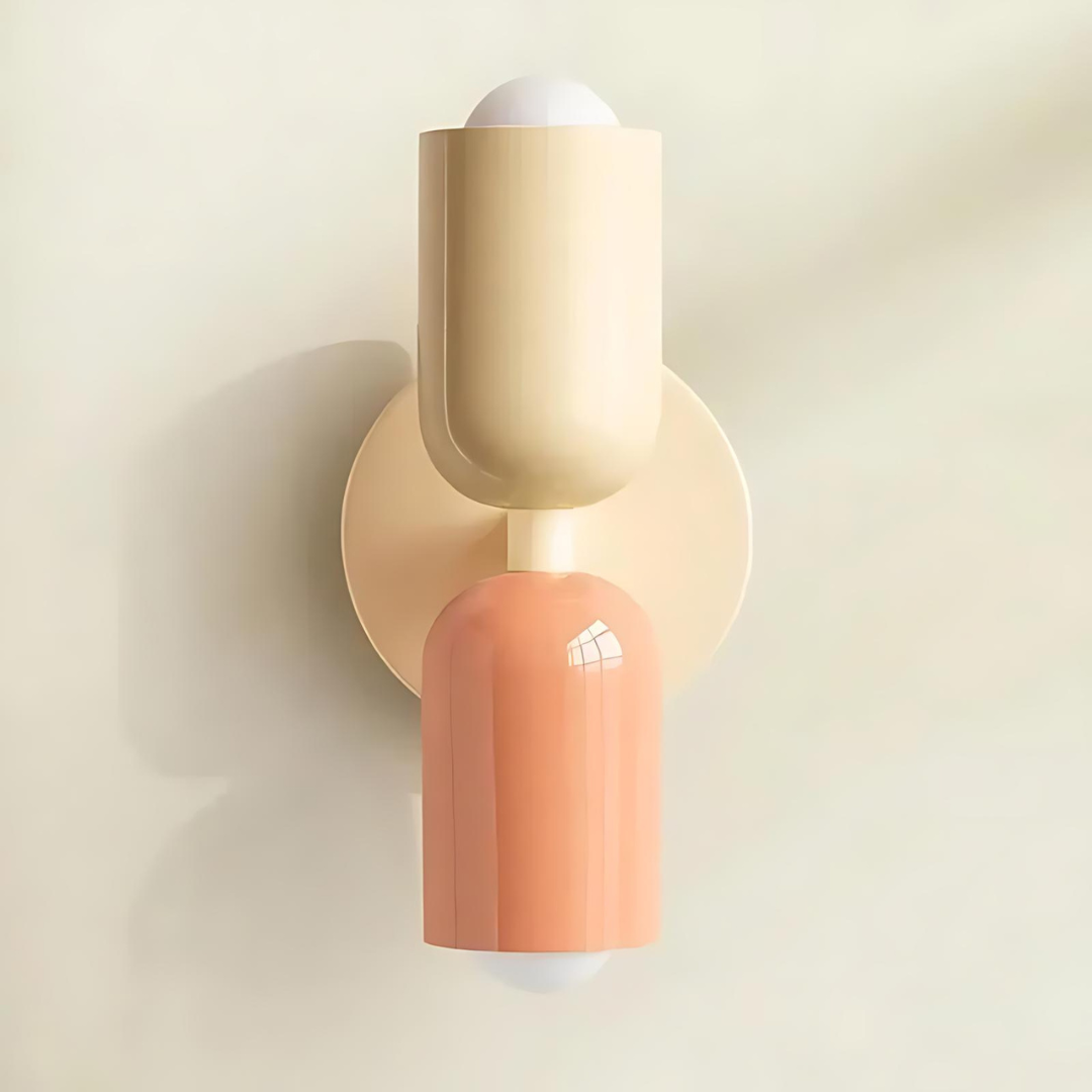 Modern Dual-Light Creamy Glow Wall Lamp