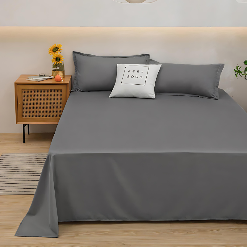 Premium Linen Fitted Bed Sheet - Breathable and Durable