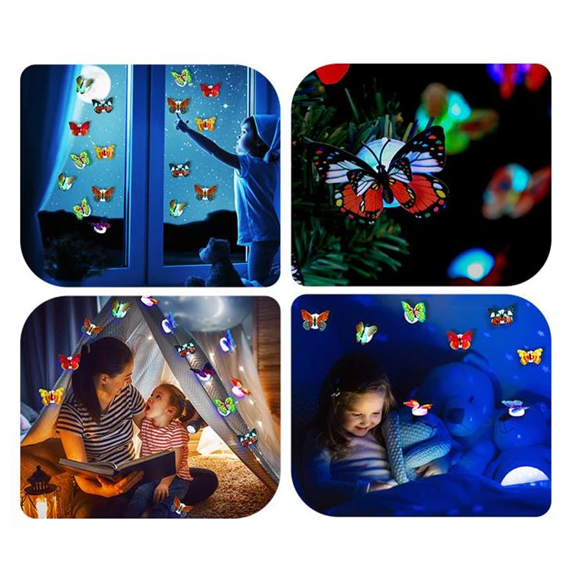 3D LED Butterfly Night Light Decoration