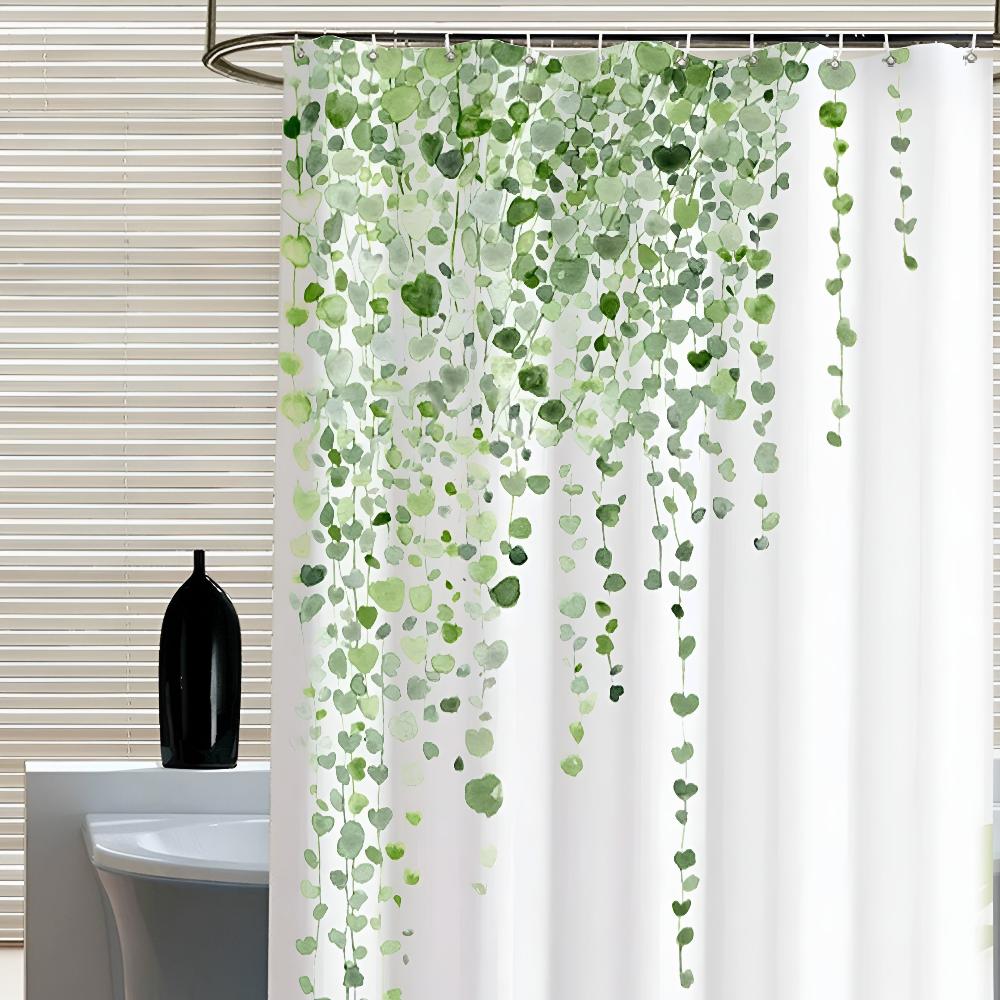 Leaf Drop Vine Polyester Shower Curtain