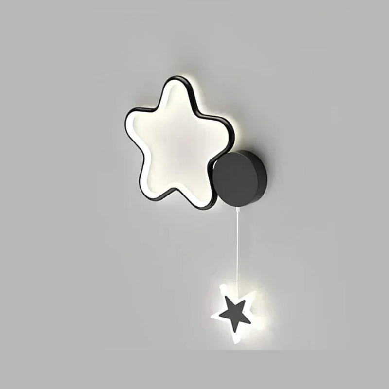 Magical Cloud and Star Wall Lamp with Moon LED Light