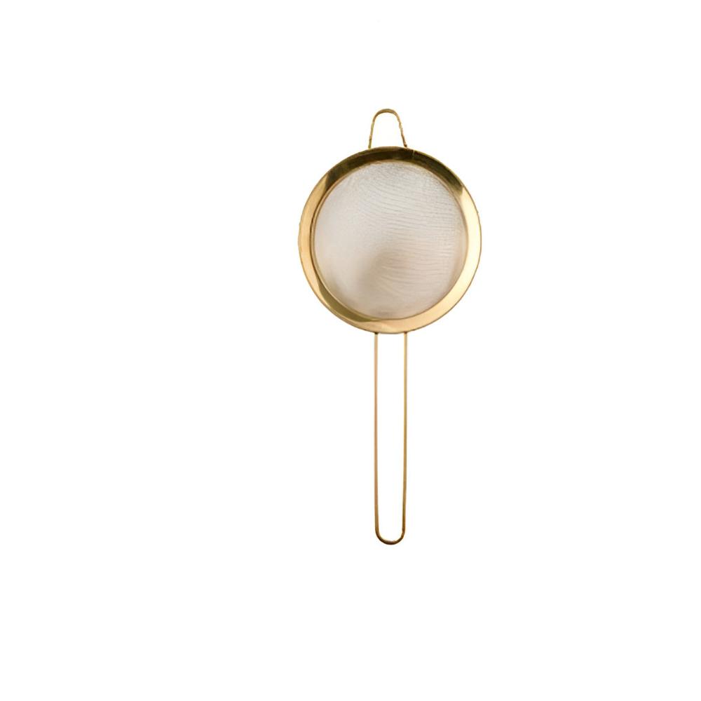Gold Plated Stainless Steel Fine Mesh Strainer