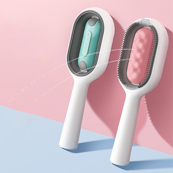Pet Grooming Comb with Water Reservoir and Massage Function